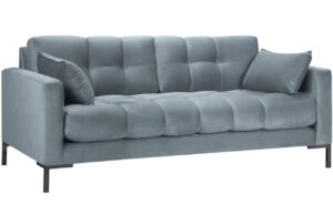 Micadoni Sametová pohovka Mamaia 152 cm