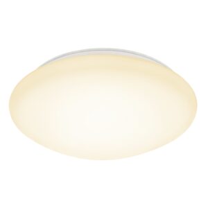 Opálově bílé stropní LED světlo Halo Design Basic 29 cm se stmívačem