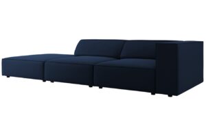Cosmopolitan Design Sametová pohovka Arendal 262 cm