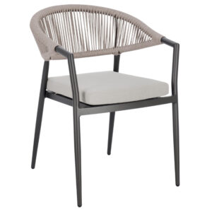 Šedo-béžová zahradní židle Bizzotto Millor